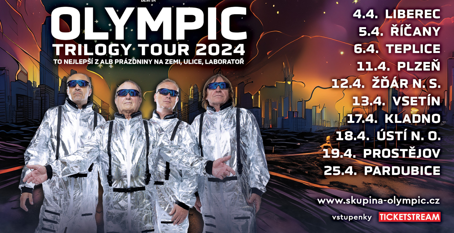 Olympic, Trilogy Tour 2024, DK Liberec, Liberec Vstupenky Ticketstream